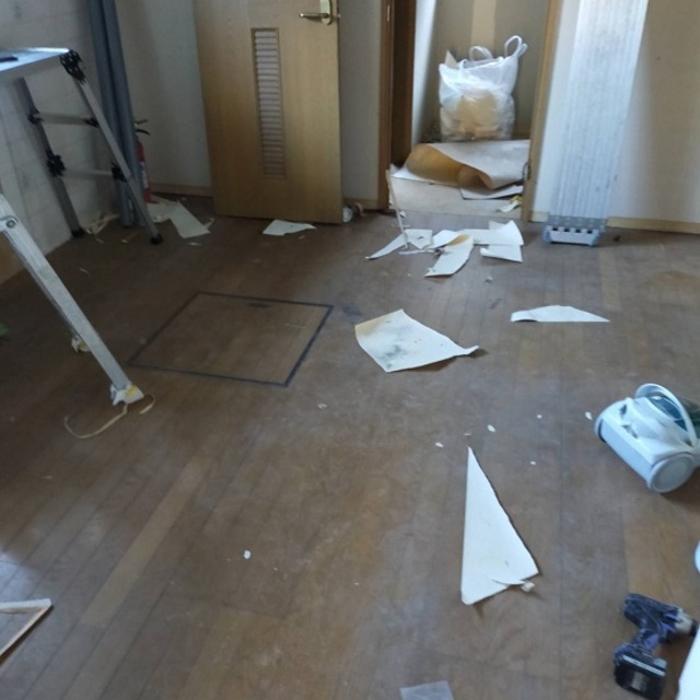 和室から広いLDへリノベーション！の画像