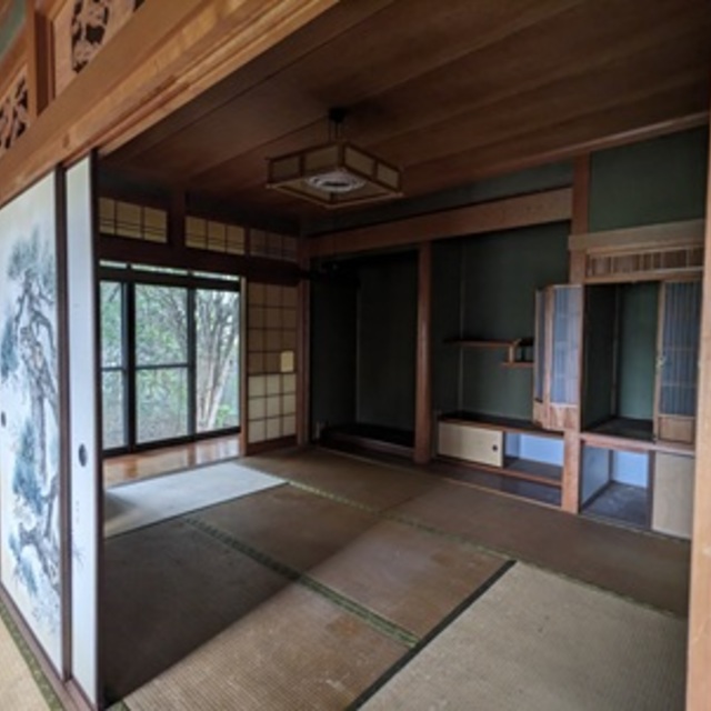 二つの和室をつなげて広々とした洋室にの画像